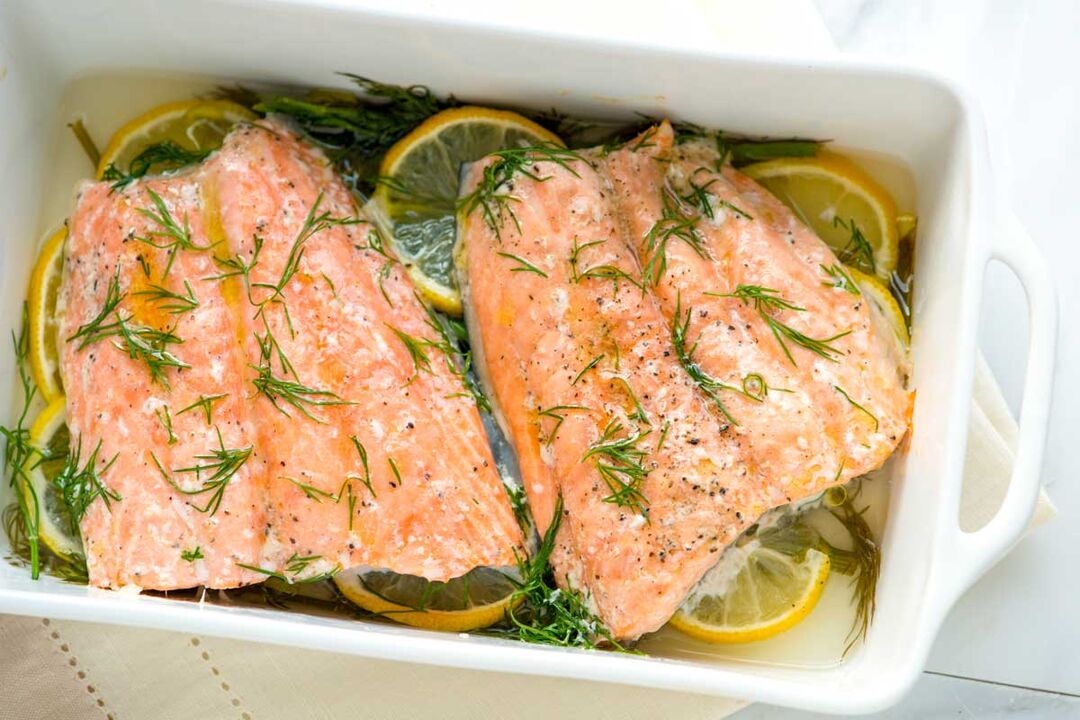 Baked Trout for the 6 Petal Diet