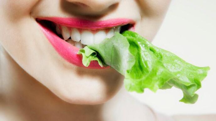 Lettuce leaf for weight loss of 5 kg per week