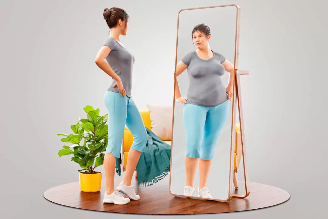 Visualizing yourself having a slim figure can motivate you to lose weight. 